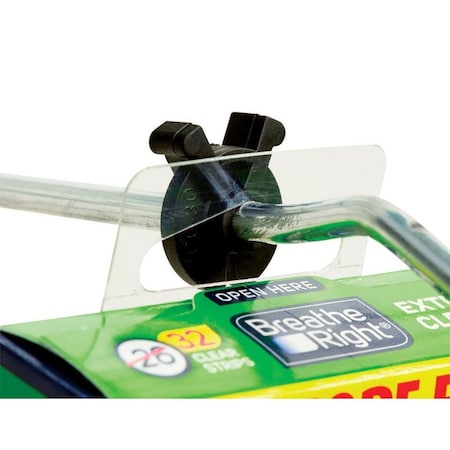 Kinter 11/16 in. H X 7/16  W X 13/16  L Black Squeeze Inventory Control Clip 107507B-ACE